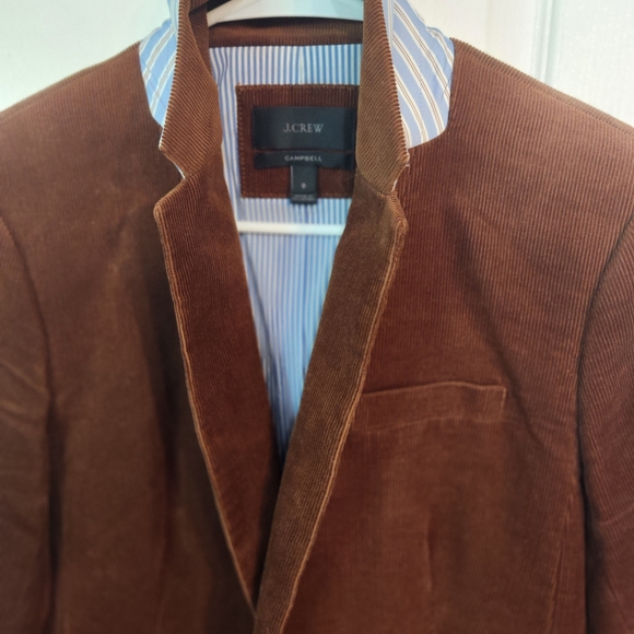 Jcrew womens Campbell chestnut brown Corduroy Blazer size8 - Picture 5 of 6
